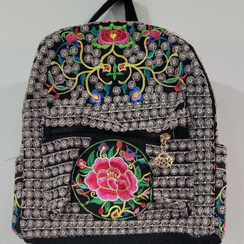 Boho Backpack Euc - image 6